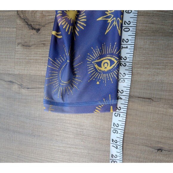 NWOT Victoria Secret Sport Size L Legging Purple Mystical Shine Yoga Athleisure - Picture 10 of 10